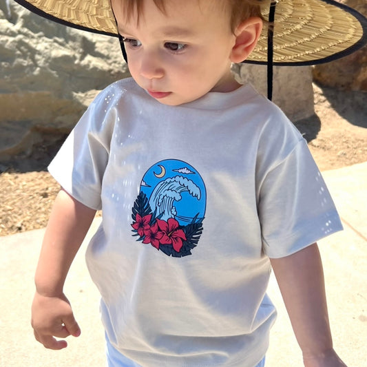 Ocean Waves Short Sleeve Infant/Toddler Tshirt