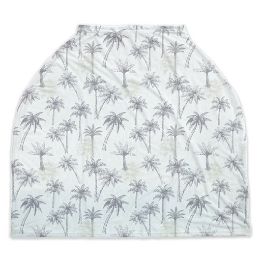Tropical Palm Trees Baby Car Seat/Nursing Cover