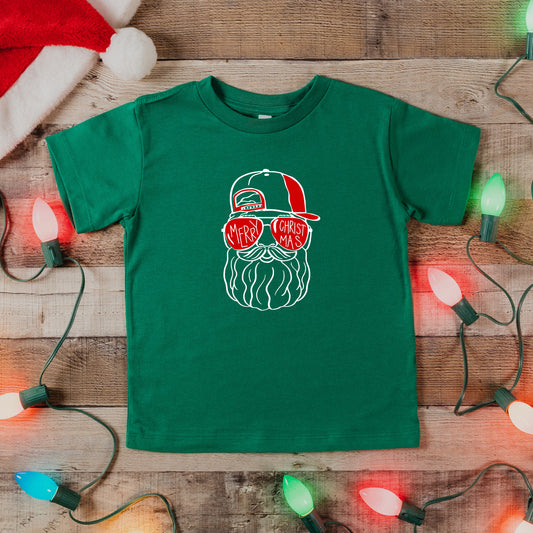 Cool Santa Toddler/Youth Boys Christmas T-Shirt, Trendy Christmas Shirt for Kids, Toddler Christmas T-Shirt